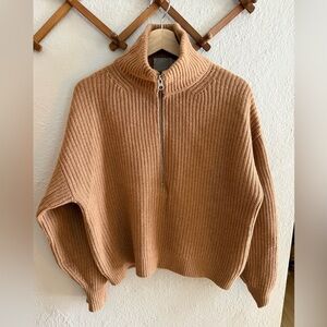 Everlane THE HALF-ZIP SWEATER IN LUXE MERINO